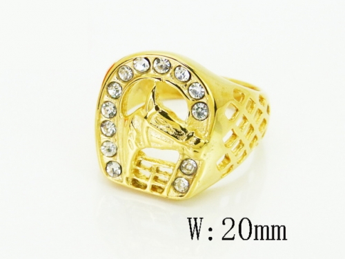 HY Wholesale Rings Jewelry Popular Stainless Steel 316L Rings-HY15R2961HHO