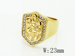 HY Wholesale Rings Jewelry Popular Stainless Steel 316L Rings-HY15R2964HIL