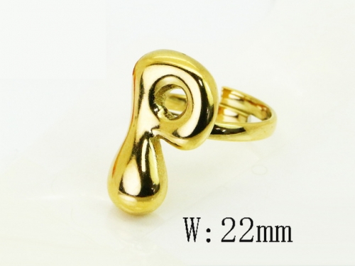 HY Wholesale Rings Jewelry Popular Stainless Steel 316L Rings-HY70R0161JG