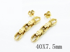 HY Wholesale Earrings Jewelry 316L Stainless Steel Earrings Jewelry-HY90E0389HMB