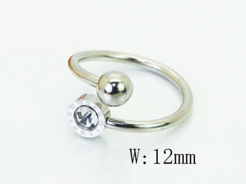 HY Wholesale Rings Popular Jewelry 316L Stainless Steel Jewelry Rings-HY33R0019MS