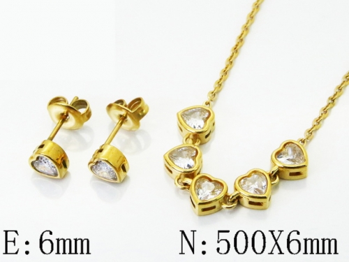 HY Wholesale Jewelry Set 316L Stainless Steel jewelry Set Fashion Jewelry-HY30S0308H15