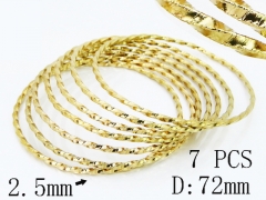 HY Wholesale Bangles Jewelry Stainless Steel 316L Popular Bangle-HY58B0715HLS