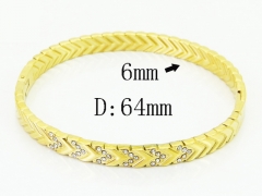 HY Wholesale Bangles Jewelry Stainless Steel 316L Popular Bangle-HY30B0391HLS