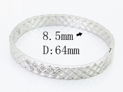 HY Wholesale Bangles Jewelry Stainless Steel 316L Popular Bangle-HY30B0403HJV