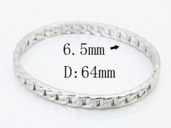 HY Wholesale Bangles Jewelry Stainless Steel 316L Popular Bangle-HY30B0407PL