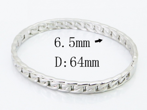 HY Wholesale Bangles Jewelry Stainless Steel 316L Popular Bangle-HY30B0407PL