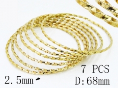 HY Wholesale Bangles Jewelry Stainless Steel 316L Popular Bangle-HY58B0714HLA