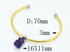 HY Wholesale Bangles Jewelry Stainless Steel 316L Popular Bangle-HY90B0772HPE