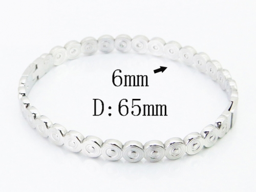 HY Wholesale Bangles Jewelry Stainless Steel 316L Popular Bangle-HY30B0411PL