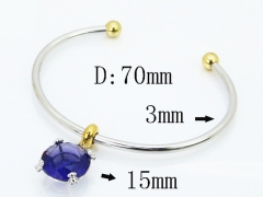 HY Wholesale Bangles Jewelry Stainless Steel 316L Popular Bangle-HY90B0709HNU