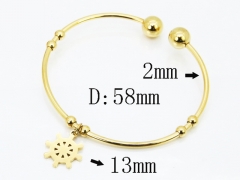 HY Wholesale Bangles Jewelry Stainless Steel 316L Popular Bangle-HY58B0689VJL