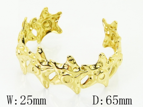 HY Wholesale Bangles Jewelry Stainless Steel 316L Popular Bangle-HY30B0381H35