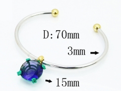 HY Wholesale Bangles Jewelry Stainless Steel 316L Popular Bangle-HY90B0719HNQ