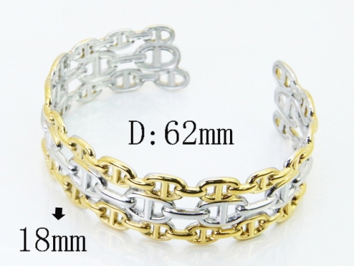 HY Wholesale Bangles Jewelry Stainless Steel 316L Popular Bangle-HY30B0421HKV