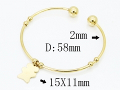 HY Wholesale Bangles Jewelry Stainless Steel 316L Popular Bangle-HY58B0701EJL