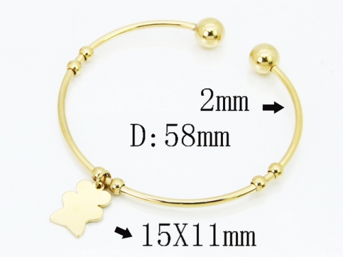 HY Wholesale Bangles Jewelry Stainless Steel 316L Popular Bangle-HY58B0701EJL