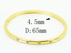 HY Wholesale Bangles Jewelry Stainless Steel 316L Popular Bangle-HY30B0393HIL
