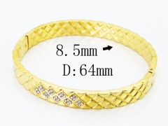 HY Wholesale Bangles Jewelry Stainless Steel 316L Popular Bangle-HY30B0404HLV