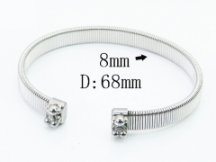 HY Wholesale Bangles Jewelry Stainless Steel 316L Popular Bangle-HY90B0643HKF