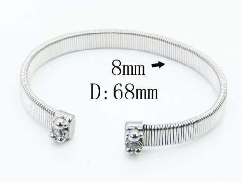 HY Wholesale Bangles Jewelry Stainless Steel 316L Popular Bangle-HY90B0643HKF