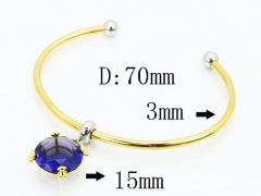 HY Wholesale Bangles Jewelry Stainless Steel 316L Popular Bangle-HY90B0724HPU