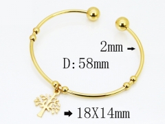 HY Wholesale Bangles Jewelry Stainless Steel 316L Popular Bangle-HY58B0688BJL