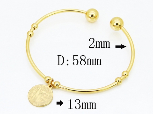 HY Wholesale Bangles Jewelry Stainless Steel 316L Popular Bangle-HY58B0703KS