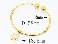 HY Wholesale Bangles Jewelry Stainless Steel 316L Popular Bangle-HY58B0691ZJL