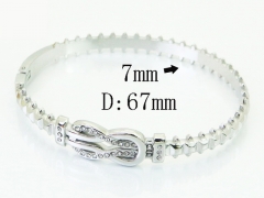 HY Wholesale Bangles Jewelry Stainless Steel 316L Popular Bangle-HY30B0394H15