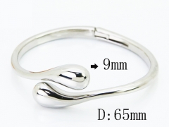HY Wholesale Bangles Jewelry Stainless Steel 316L Popular Bangle-HY30B0400HOL