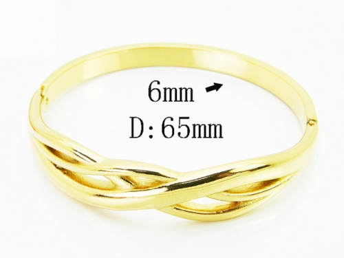 HY Wholesale Bangles Jewelry Stainless Steel 316L Popular Bangle-HY80B2338HIA