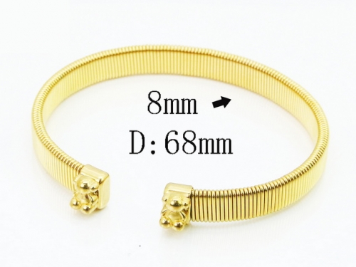 HY Wholesale Bangles Jewelry Stainless Steel 316L Popular Bangle-HY90B0646HMR