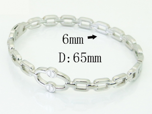 HY Wholesale Bangles Jewelry Stainless Steel 316L Popular Bangle-HY30B0398EPL