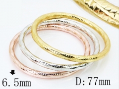 HY Wholesale Bangles Jewelry Stainless Steel 316L Popular Bangle-HY58B0707IAA