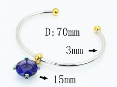 HY Wholesale Bangles Jewelry Stainless Steel 316L Popular Bangle-HY90B0714HNR