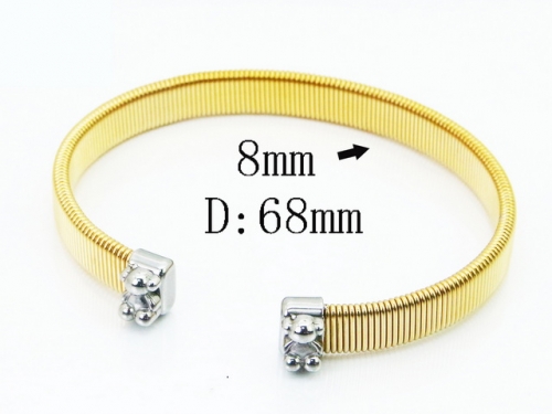 HY Wholesale Bangles Jewelry Stainless Steel 316L Popular Bangle-HY90B0645HMY