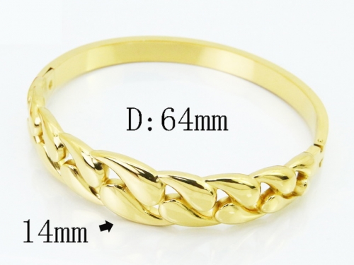 HY Wholesale Bangles Jewelry Stainless Steel 316L Popular Bangle-HY30B0420HIB