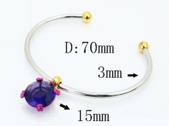 HY Wholesale Bangles Jewelry Stainless Steel 316L Popular Bangle-HY90B0722HNC