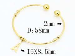 HY Wholesale Bangles Jewelry Stainless Steel 316L Popular Bangle-HY58B0696AJL