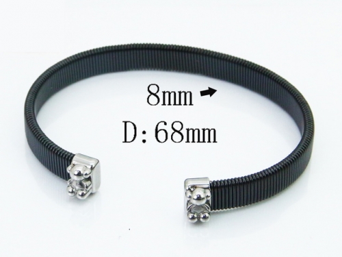 HY Wholesale Bangles Jewelry Stainless Steel 316L Popular Bangle-HY90B0648HMX