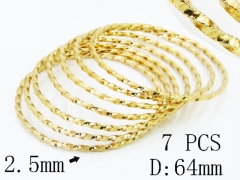 HY Wholesale Bangles Jewelry Stainless Steel 316L Popular Bangle-HY58B0713HLD