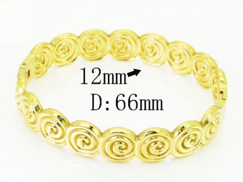 HY Wholesale Bangles Jewelry Stainless Steel 316L Popular Bangle-HY30B0385HIL
