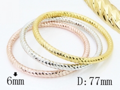 HY Wholesale Bangles Jewelry Stainless Steel 316L Popular Bangle-HY58B0712IXX