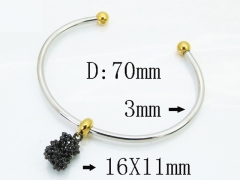 HY Wholesale Bangles Jewelry Stainless Steel 316L Popular Bangle-HY90B0760HNQ