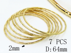 HY Wholesale Bangles Jewelry Stainless Steel 316L Popular Bangle-HY58B0716HLQ