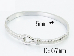 HY Wholesale Bangles Jewelry Stainless Steel 316L Popular Bangle-HY30B0405HBB