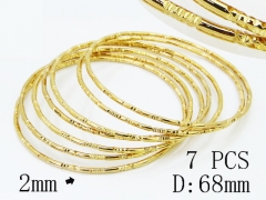 HY Wholesale Bangles Jewelry Stainless Steel 316L Popular Bangle-HY58B0717HLE