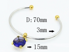 HY Wholesale Bangles Jewelry Stainless Steel 316L Popular Bangle-HY90B0710HNY