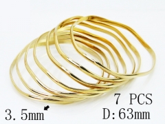 HY Wholesale Bangles Jewelry Stainless Steel 316L Popular Bangle-HY58B0719HPC